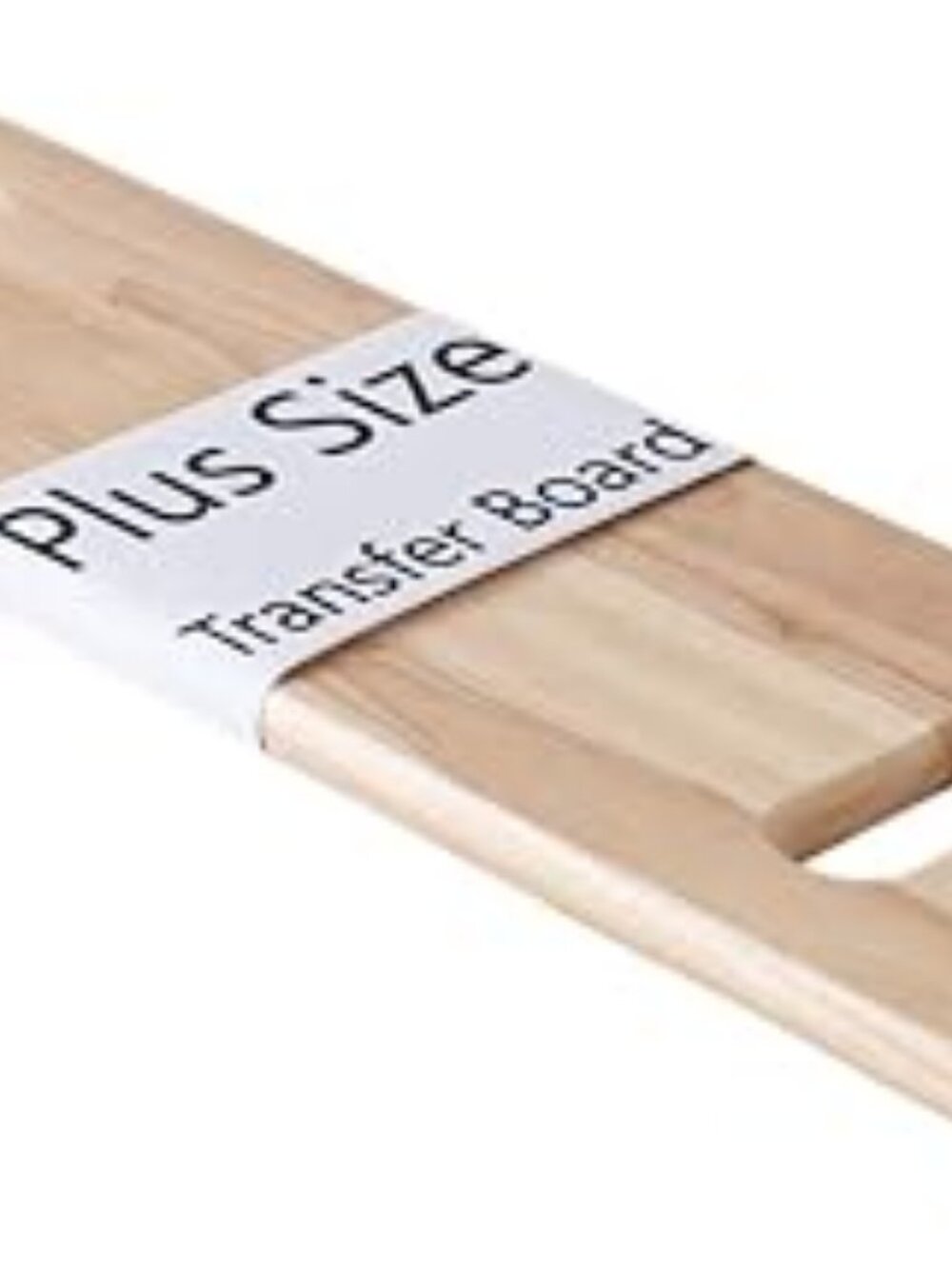 Real Wood Patient Transfer Board/Slide Board, L:24x8x0.75in up to 300lbs